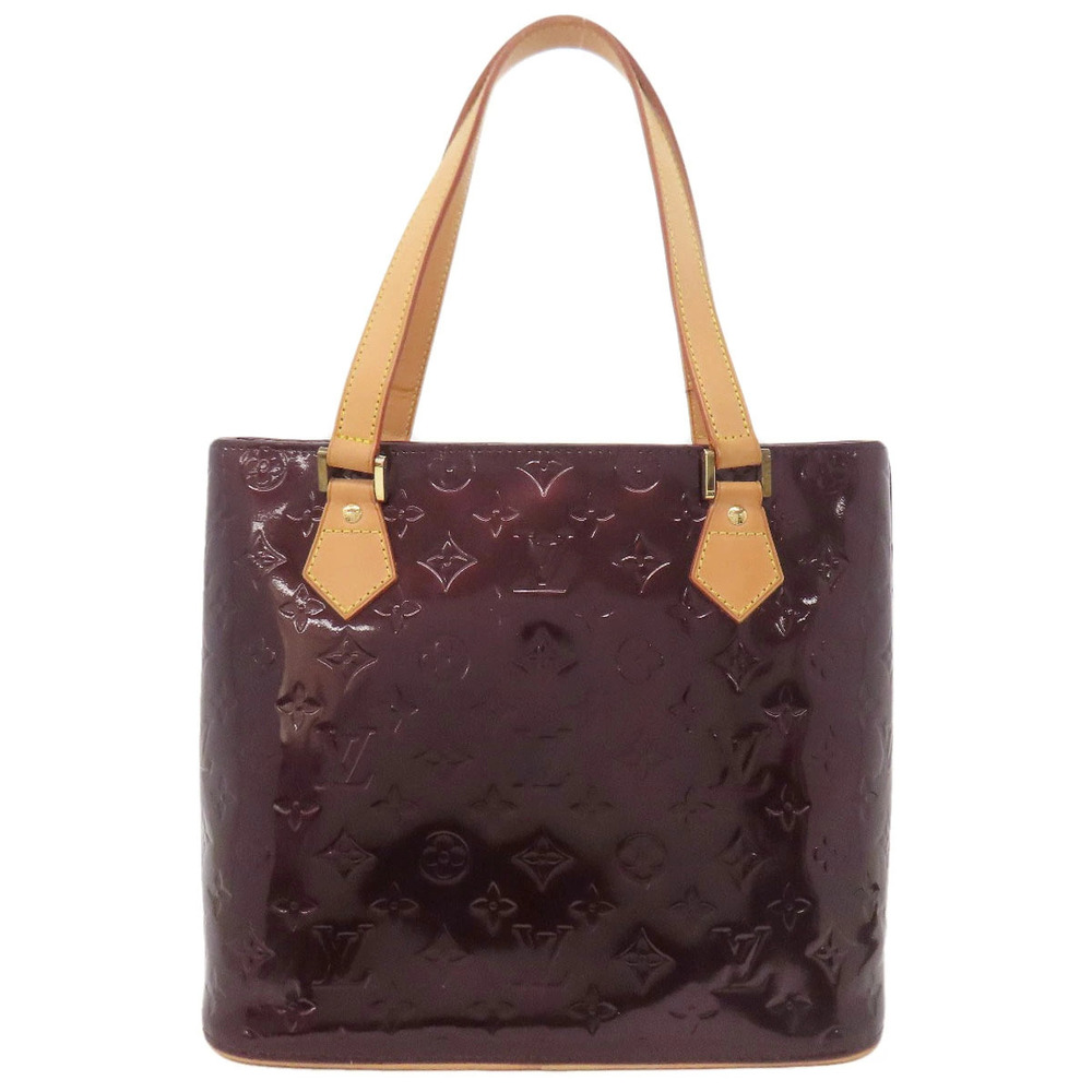Louis Vuitton Bag Houston Leather Vernis Tote Black